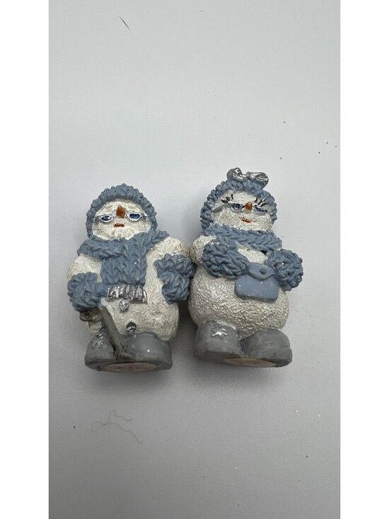 Encore Other - Encore Snow Buddies Figurines Grandma & Grandpa 1.5" Winter Decor Collectible Se